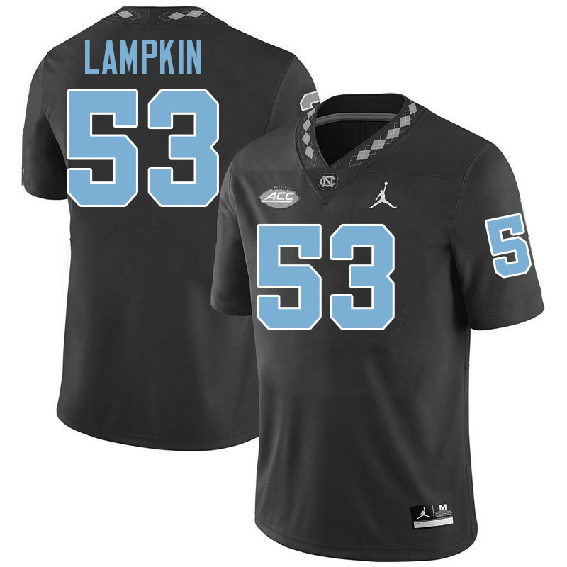 Willie Lampkin UNC Jerseys,North Carolina Tar Heels #53 Willie Lampkin Football Jerseys-Black